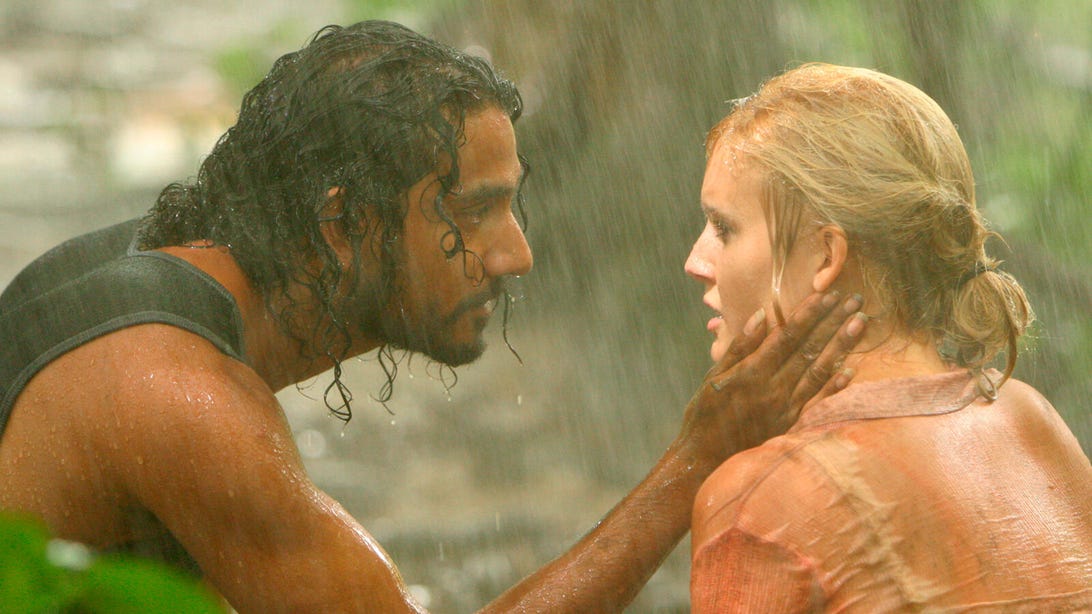 Naveen Andrews and Maggie Grace, Lost
