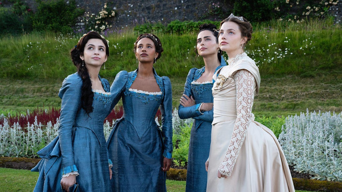 Josie Totah, Alisha Boe, Aubri Ibrag, and Kristine Frøseth, The Buccaneers