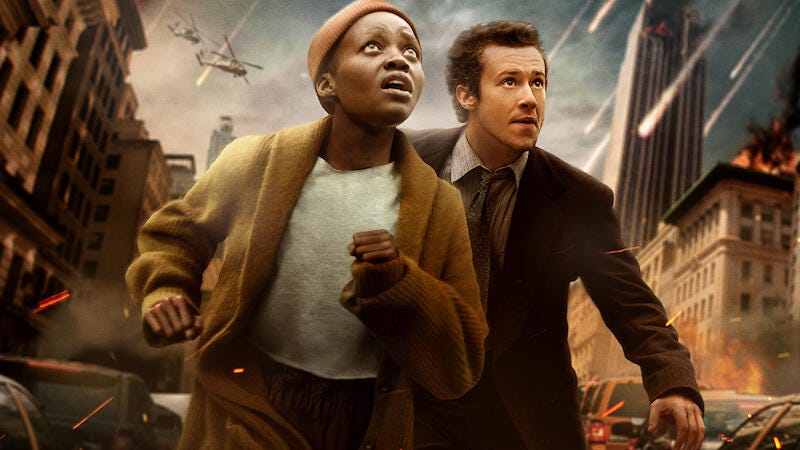 Lupita Nyong'o and Joseph Quinn, A Quiet Place: Day One